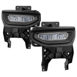 Spyder GMC Sierra 1500 16-18 w/Switch LED Fog Lights Clear
