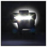 Spyder GMC Sierra 1500 16-18 w/Switch LED Fog Lights Clear