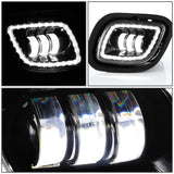 2008-2017 Freightliner Cascadia Black Fog Lights
