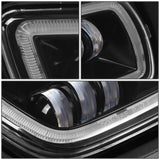 2008-2017 Freightliner Cascadia Black Fog Lights