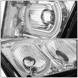 04-18 Volvo VN VNL Halo DRL Fog Lights - Clear Lens