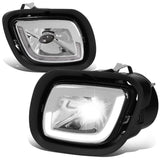08-17 Freightliner Cascadia 3D Projector LED Fog Lights - Chrome