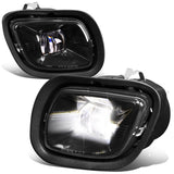 08-17 Freightliner Cascadia Projector LED Fog Lights - Black