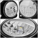 18-20 Volvo VNR Full LED Chrome Fog Lights - Reflector