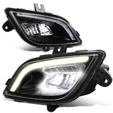 2018-2022 Freightliner Cascadia 3D Full LED Fog Lights Black