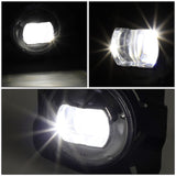 2011-2022 Kenworth T680 Projector Full LED Fog Lights Chrome