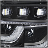 2021-2023 Ford F-150 LED Projector Fog Lights Black