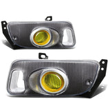 92-95 Honda Civic Fog Lights w/ Switch & H3 Bulb - Amber
