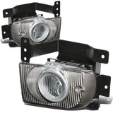 92-95 Honda Civic 4-Door Fog Lights w/ Switch & H3 Bulb - Clear