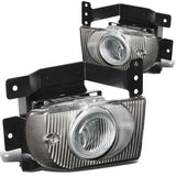 92-95 Honda Civic 4-Door Fog Lights w/ Switch & H3 Bulb - Clear
