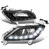 12-16 Hyundai Veloster LED DRL Fog Lights w/ Switch & 881 Bulb