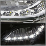 2012-2016 Hyundai Veloster LED DRL Fog Lights with Switch - Clear
