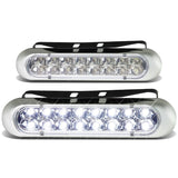 Universal 16 LED DRL Clear Fog Lights