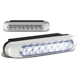 Universal Type-2 Style 8 LED DRL Clear Fog Lights