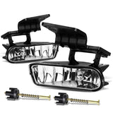 99-06 Chevrolet Silverado Suburban Tahoe Clear Fog Lights w/ Switch