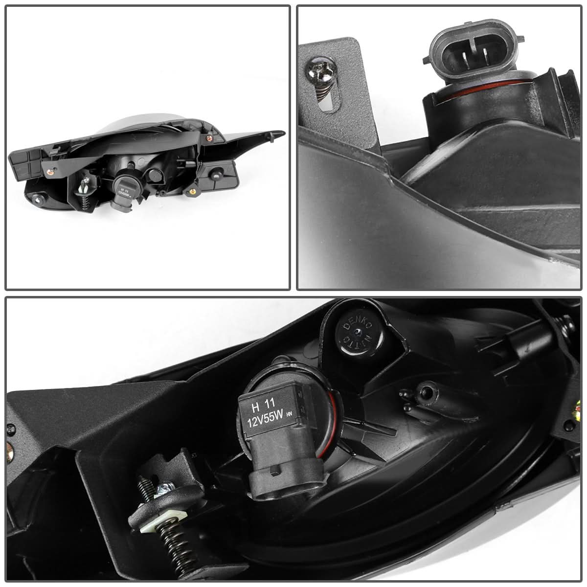 2009-2011 Honda Civic 2-Door Fog Lights with Switch and H11 Bulbs