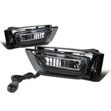 13-14 Honda Accord 4-Door Fog Lights w/ Switch H11 Bulb Clear