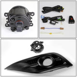 2012-2014 Honda CR-V Black Trim Fog Lights w/ Switch & H11 Bulb