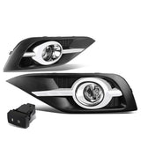 2012-2014 Honda CRV Fog Lights w/ Chrome Trim & Switch