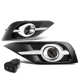 2012-2014 Honda CR-V Fog Lights with Chrome Trim & Switch H11 Bulb