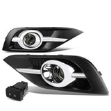 2012-2014 Honda CR-V Fog Lights with Chrome Trim & Switch H11 Bulb