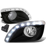 2010-2011 Toyota Camry LED DRL Fog Lights with Switch Clear
