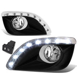 2010-2011 Toyota Camry LED DRL Fog Lights with Switch Clear