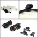 02-08 Toyota Camry Solara Corolla Fog Lights w/ Switch & Amber Bulb