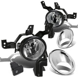 2007-2009 Honda CR-V Fog Lights w/ Switch & Chrome Bezel Clear