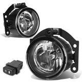 10-15 Mitsubishi Outlander Fog Lights with Switch H11 Chrome Clear