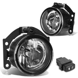 10-15 Mitsubishi Outlander Fog Lights with Switch H11 Chrome Clear