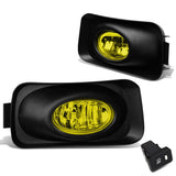 2004-2005 Acura TSX Fog Lights with Switch & Bezel - H11 Amber