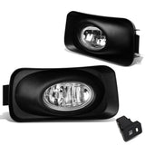 04-05 Acura TSX Fog Lights with Switch & Bezel Chrome Clear