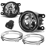 2012-2015 Honda Pilot Fog Lights with Switch & Bezel - Chrome/Clear