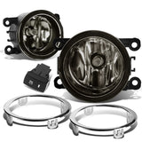 2012-2015 Honda Pilot Fog Lights with Switch & Bezel - Smoke