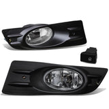 06-07 Honda Accord Coupe Fog Lights with Switch & Bezel - Chrome/Clear