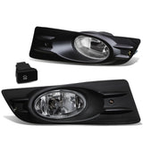 06-07 Honda Accord Coupe Fog Lights with Switch & Bezel - Chrome/Clear