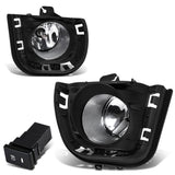 2014-2016 Scion tC Fog Lights with Switch & Bezel - Chrome/Clear