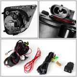 2013-2015 Honda Accord Coupe Fog Lights with Switch & Bezel - Smoke