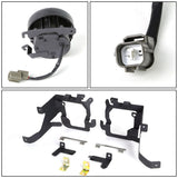 03-05 Honda Pilot Smoke Fog Lights with Bezel H11 Bulb