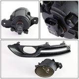 2013-2016 Nissan Sentra 4-Door Fog Lights with Switch & Bezel - Smoke