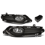 2016-2018 Honda HR-V Fog Lights with Switch & Bezel - Chrome/Clear