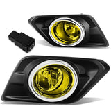 2014-2016 Nissan Rogue Fog Lights with Switch & Bezel H11 Amber