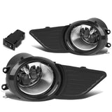 2011-2017 Toyota Sienna Fog Lights with Switch & Bezel - Chrome/Clear