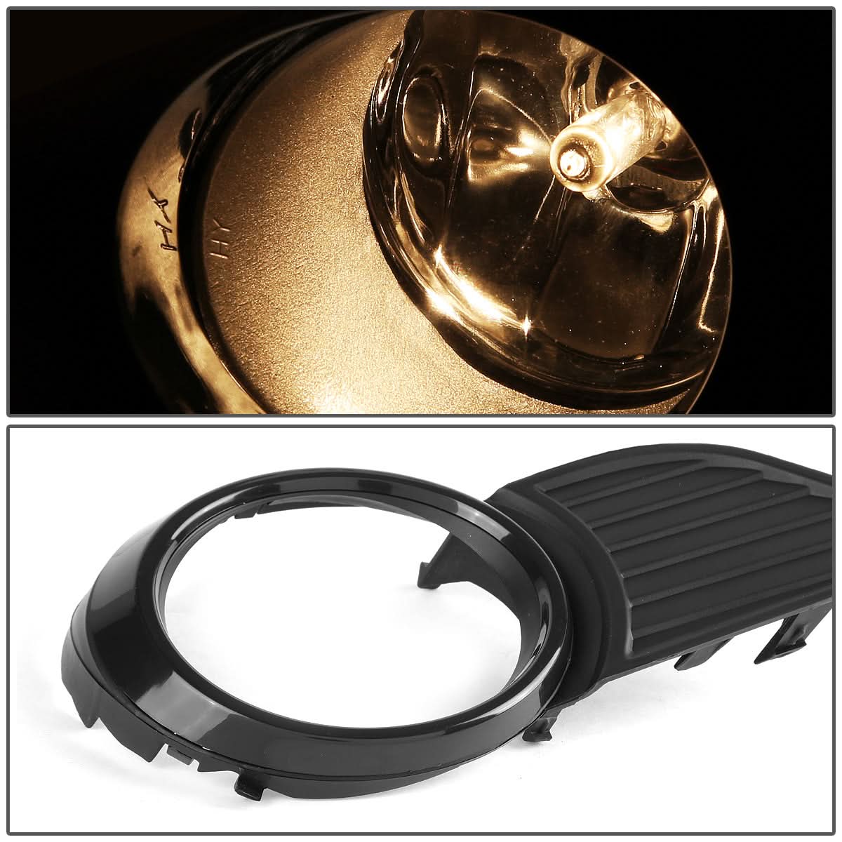 2011-2017 Toyota Sienna Fog Lights with Switch & Bezel - Smoke