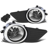 2011-2017 Toyota Sienna Fog Lights with Switch Chrome Bezel H11