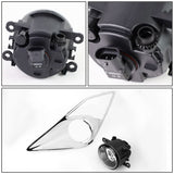 2013-2016 Scion FR-S Fog Lights with Switch & Bezel H11 Chrome Clear