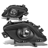 14-16 Mazda 6 Fog Lights with Switch - Black Bezel Chrome Clear