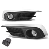2016 Honda Civic Fog Lights with Switch and Bezel - Chrome/Clear