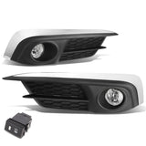 2016 Honda Civic Fog Lights with Switch and Bezel - Chrome/Clear